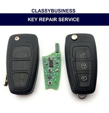 Ford Transit Custom flip key fob repair battery shell case replacement service