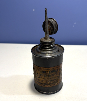 #ad #ad SPECIAL LUBRICATING OIL TIN CAN VTG quot;Porter Machine Coquot; Belt Sander Oil RARE $29.99