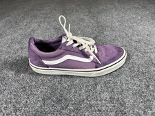 Vans Shoes Girls Youth Size 6 US Missy Lace Up Purple Skater School Wear Sneaker