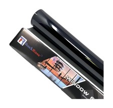 RockRose 5 Premium Carbon Car Window Tint Film 20 in x 10FT 2PLY Charcoal Pr...