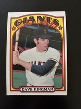 1972 Topps Baseball- Dave Kingman #147 (RC);  Nice card!