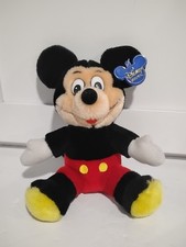 Vintage 1980's Disneyland Walt Disney World Mickey Mouse Small Plush 7"