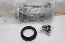 Dual Flush Valve Set Gray Plastic 3"