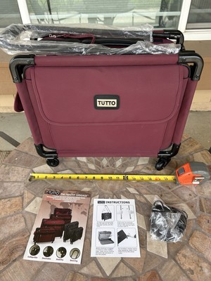 Tutto Sewing Machine Case On Wheels  16in Burgundy Item # 4317RPC