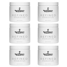 Gentlemen Republic 16oz Refined Hair Gel Men s Hard Hold High Shine PACK OF 6