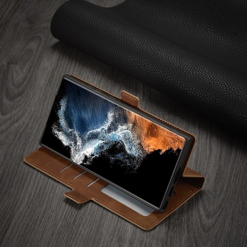 For Samsung S25 S24 S23 S22 S21 S20 FE Ultra Plus A16 Case Leather Wallet Cover# - Picture 6 of 85