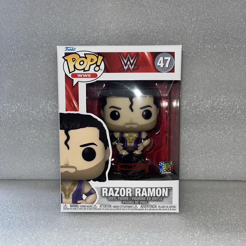 Funko Pop! WWE Razor Ramon #47 Special Edition With Protector