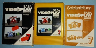 SABA Videoplay Fairchild-Kassette  Autorennen 