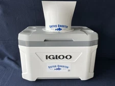 CatchCounter MEGAKOOL 52qt Igloo Counting Cooler-White/Grey