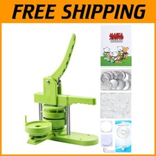 Button Maker Press Machine with Free Accessories