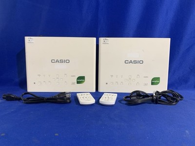 2 Casio Laser Hybrid Projector XJ-M246 WXGA LED DLP HDMI Brilliant Image Set Lot