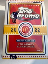 2022 TOPPS CHROM McDONALD -BASKETBALL SEALED BLASTER BOX