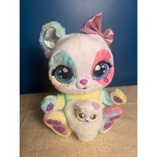 Spin Master Peek-A-Roo Interactive Plush Toy with Baby Surprise Rainbow Tie Dye