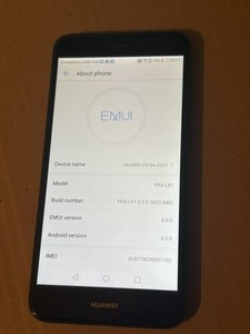 Huawei P8 Lite 2017 PRA-LX1 - (Schwarz) Dual Sim 16GB Android Smartphone