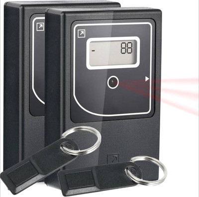 Infrared Wireless People Counter Battery Operated, with 3 Reset Protection Keys
