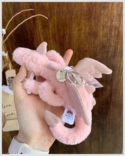 Jellycat Pink Dragon Plush Keychain Bag Charm - Cute Collectible Gift New Tags
