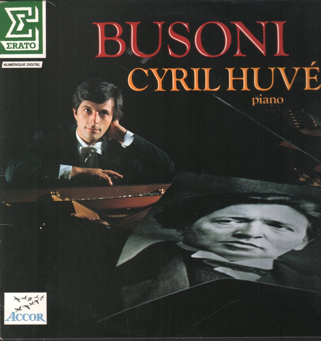 NUM75243 Cyril Huve Busoni - Cyril Huvé LP vinyl France Erato 1986 stereo