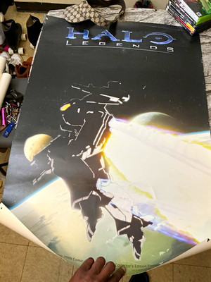 Halo Legends Master Chief Collector s Edition Poster Comic-Con 2009 Paper