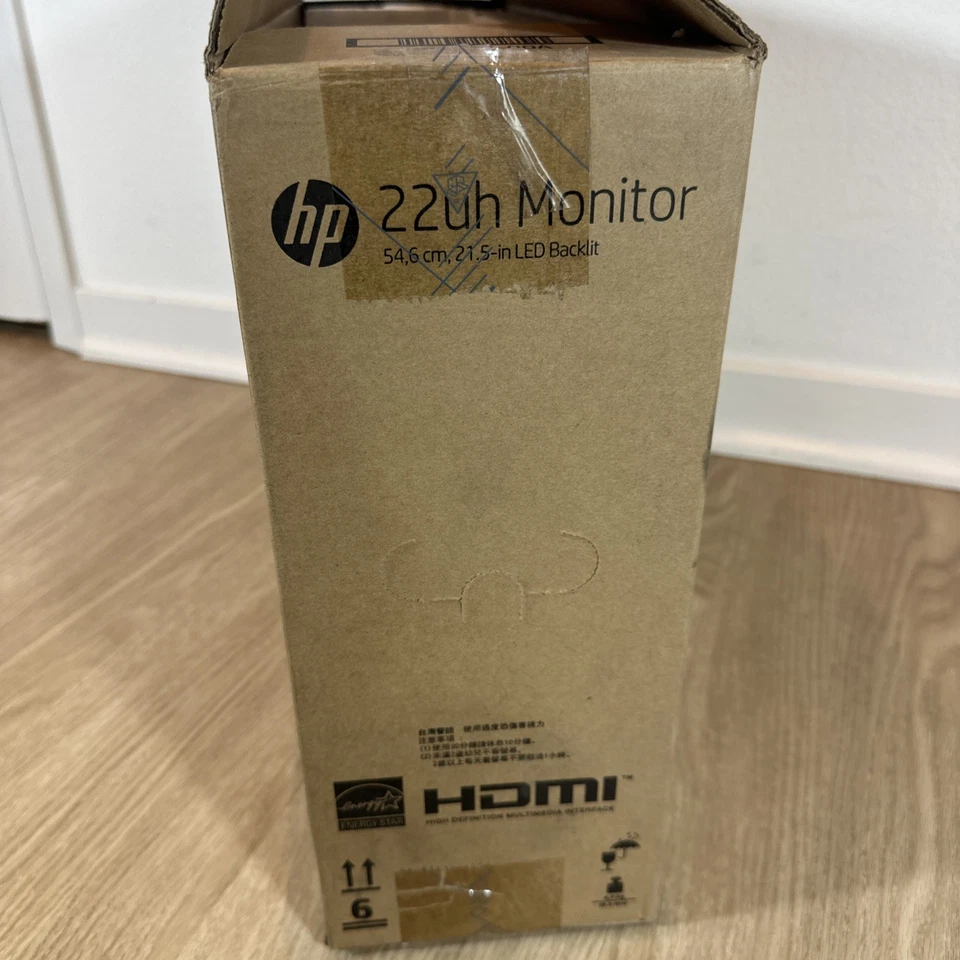 HP 22mh FHD Computer Monitor 21,5-Inch IPS Display HDMI, DisplayPort & Speakers - Image 3 of 4