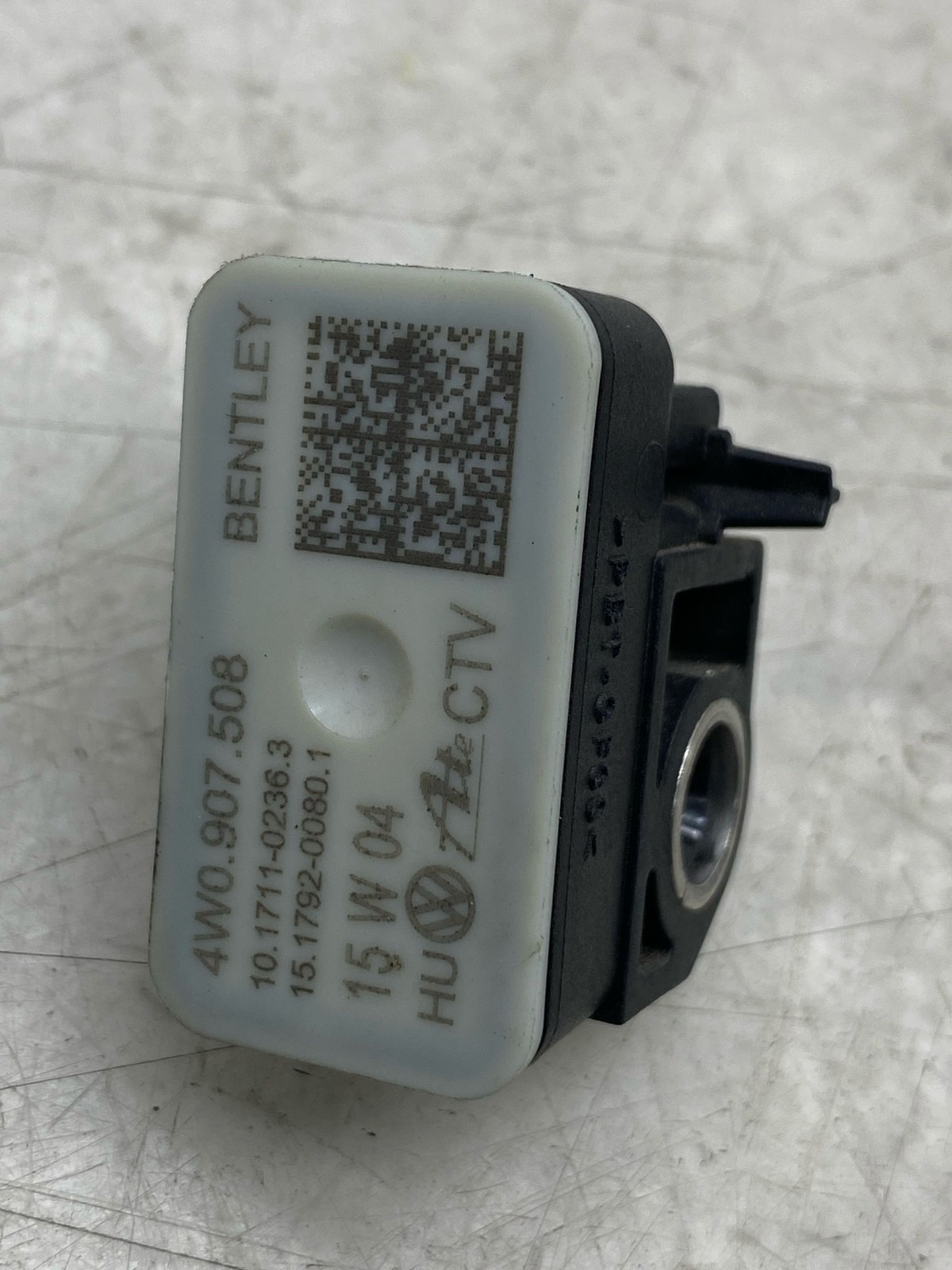 2013-2018 BENTLEY FLYING SPUR CRASH IMPACT AIR SRS BAG SENSOR SET X3 4W0907508