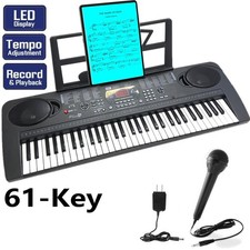 61 Key Music Electronic Keyboard Electric Digital Piano Organ Kids Xmas Gift