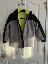 Roebuck And Co Boy  s 3 In 1 Insulated Jacket, Size Small 8 NWT
