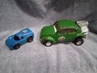 Vintage Tonka Super Beetle Volkswagen VW Bug & Friction Race Car Pressed Steel