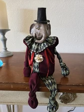  Wayne Kleski Elephant Jester Bean Doll