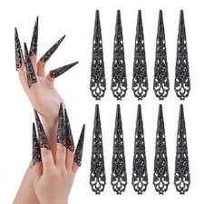 20 Pcs Finger Nail Claw Ring, 3.14 Inches Long Finger Claws Ancient Queen Finger
