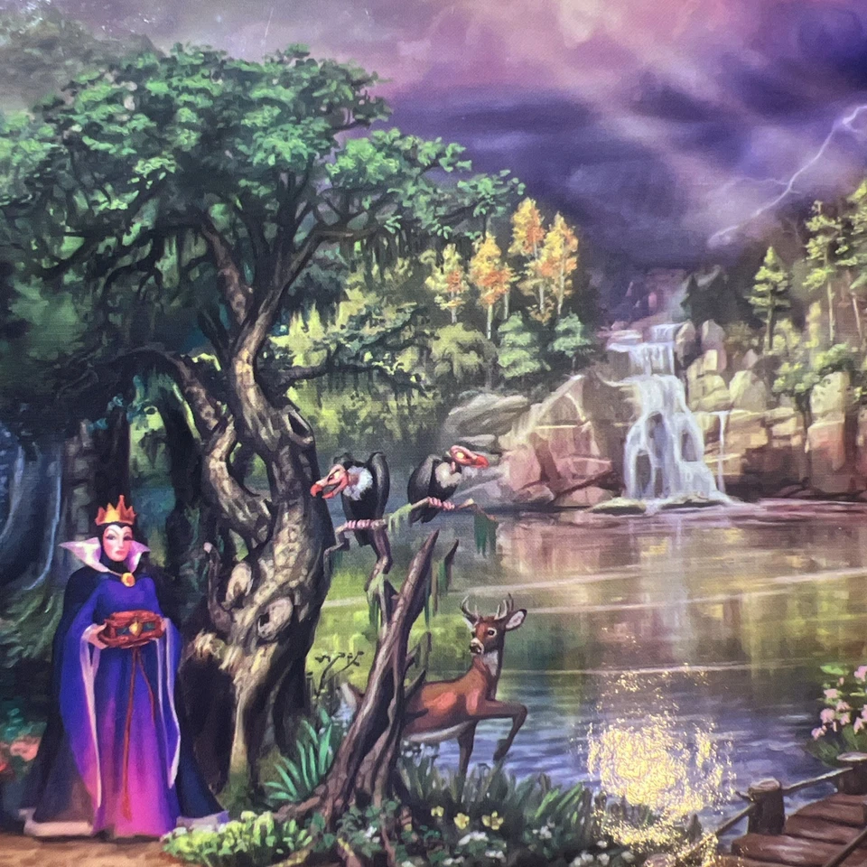 Thomas Kinkade Disney Snow White The Evil Queen 1000 piece Puzzle  - Image 2 of 4