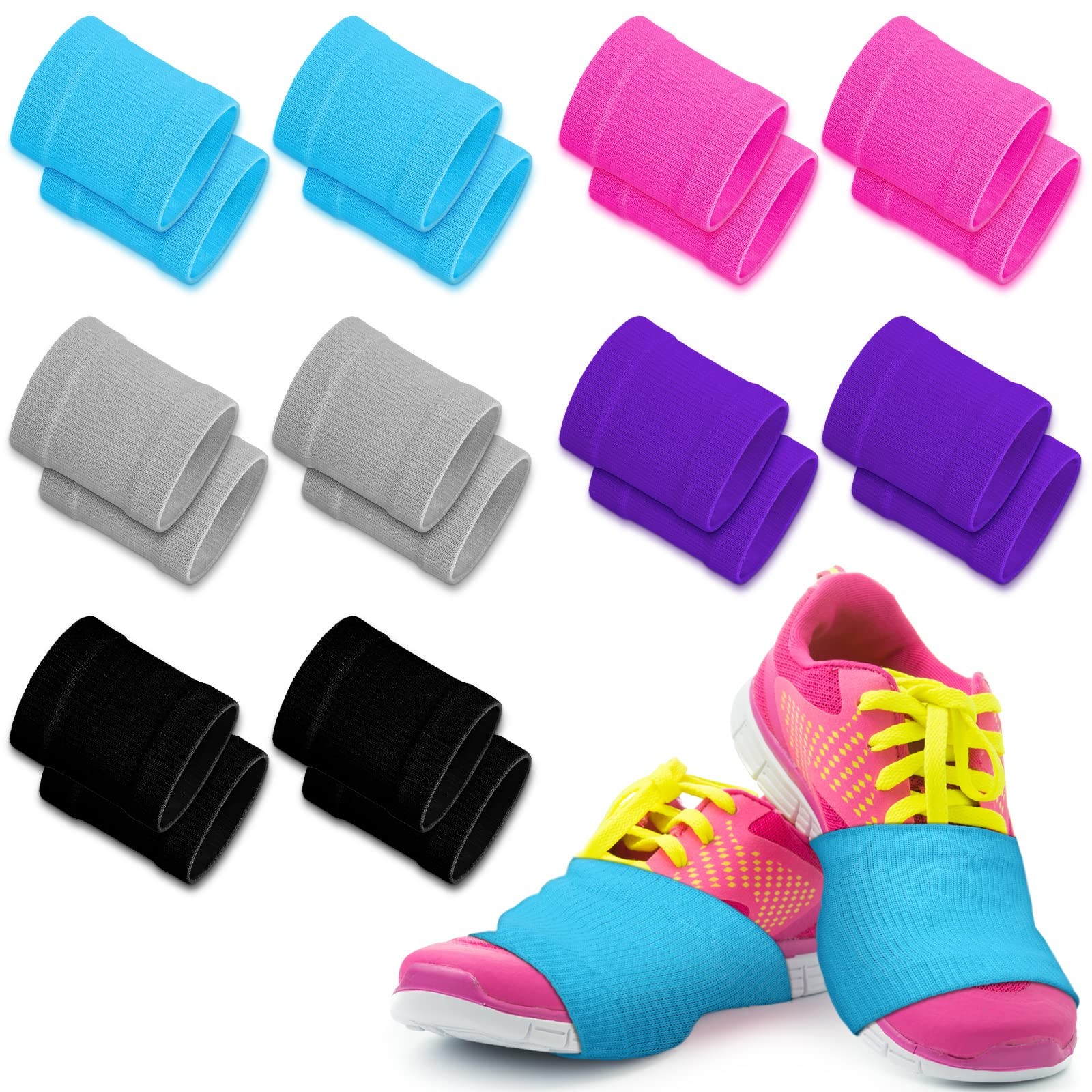 10 Pairs Dance Shoe Covers for Women Ballet & Jazz Shoes, Floor Turners, Snea...