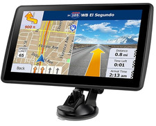 7'' GPS Navigator for Car Truck RV - Touchscreen Navigation System, 2025 Blue