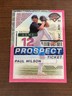 Paul Wilson 2024 Panini Prospect Edition Pink Velocity Prizm # 67/79 SP
