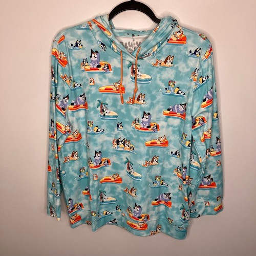 NWT RSVLTS x Bluey Everybody in the Pool Youth Performance Hoodie 2XL - Picture 2 of 5