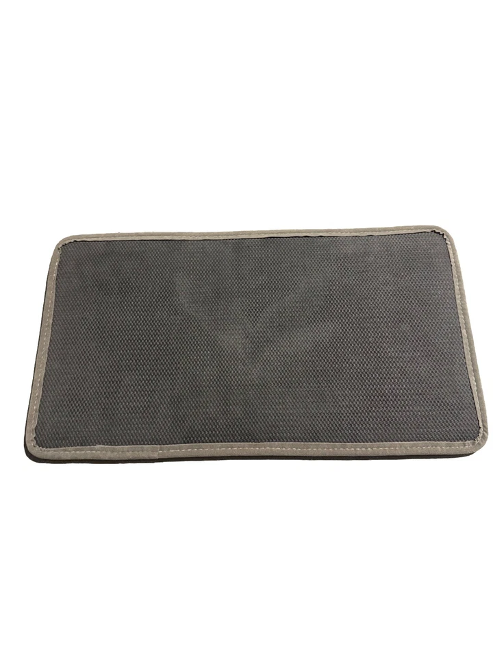 Corvette Stingray Logo Coupe Decorative Dash Mat Dashboard Pad 18"x10" Gray - Image 2 of 2