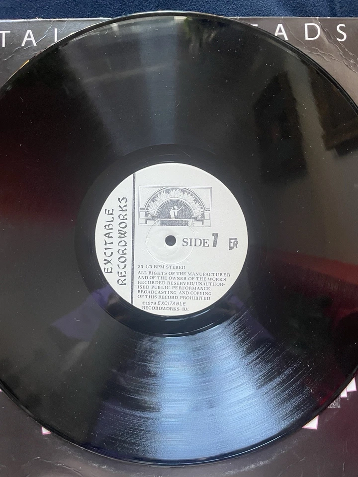 Talking Heads “electricity” Vinyl LP 1980 Live Album - Image 3 of 4