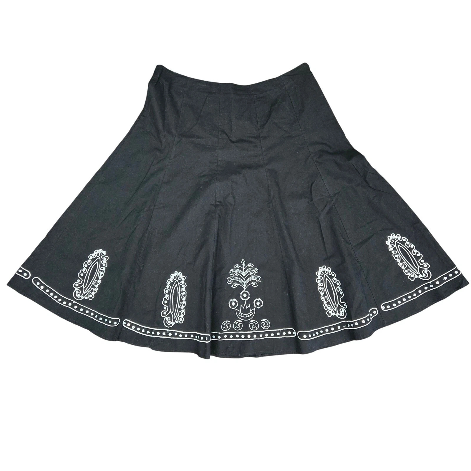 Y2K Embroidered Full Midi skirt 14