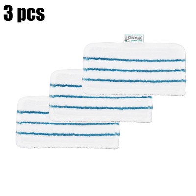 3x/satz Waschbar Mikrofaser Dampf Für Beldray BEL01097 Mop Pads Dampfreiniger