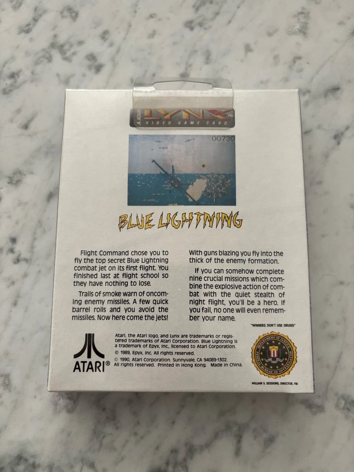 Blue Lightning Atari Lynx Sealed New Old Stock NM - Image 2 of 4