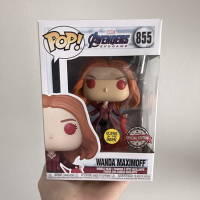 Funko Pop! Marvel Avengers: Endgame Wanda Maximoff Box Nr. 855 Glow Special