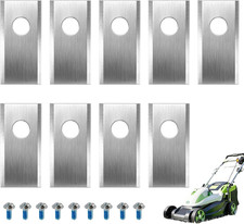 9PCS Lames Pour Robot Tondeuse Compatibles, Lames De 36,2 X 18 Mm En Acier Inoxy