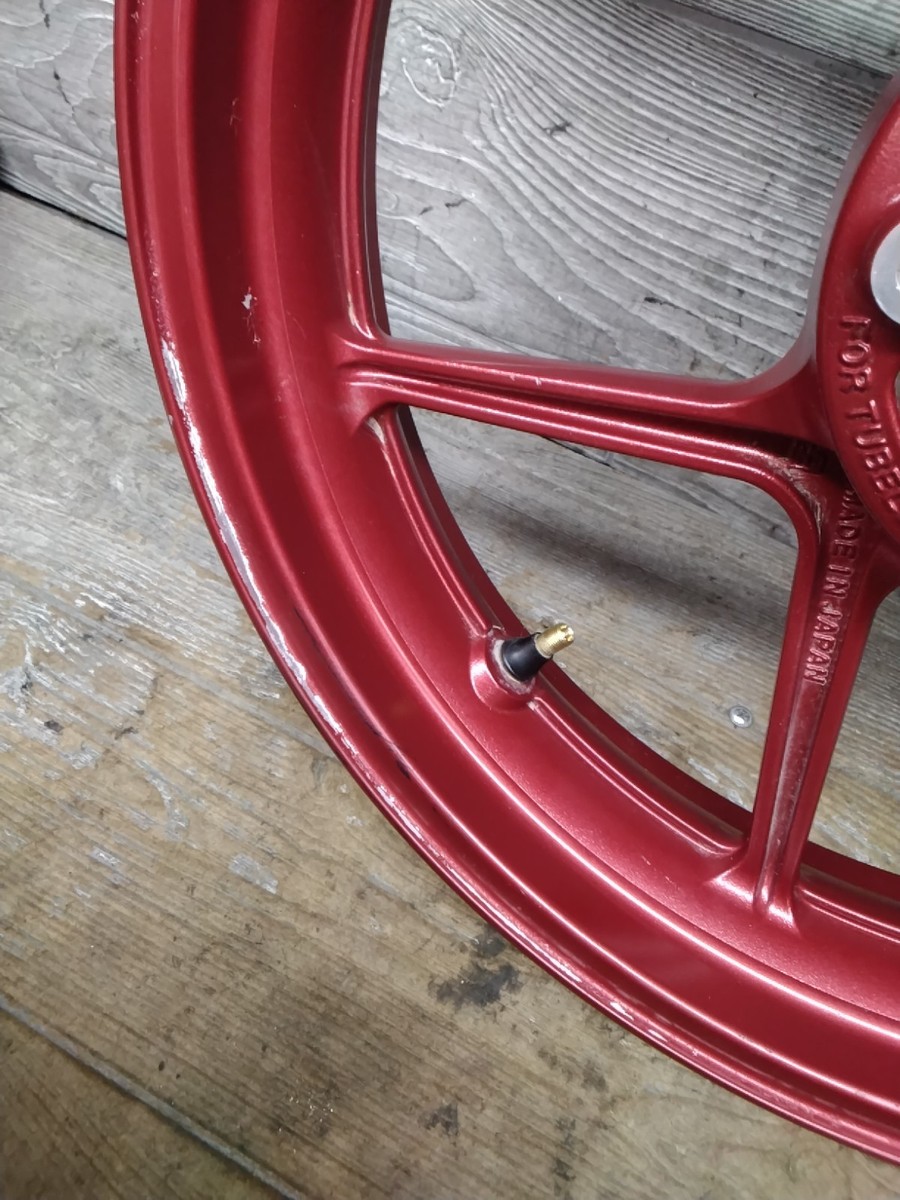 2025 25 24-25 Kawasaki Ninja ZX6R Front Wheel Rim 17x3.5 Red BENT