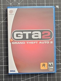 Dreamcast GTA Grand Theft Auto 2 Custom Case - NO Game or Manual