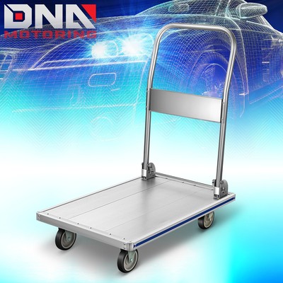 440lbs Heavy Duty Folding Platform Hand Truck Push Dolly Luggage Trolley Cart