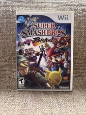 NO GAME DISK Super Smash Bros Brawl CASE AND MANUAL ONLY Nintendo Wii Authentic