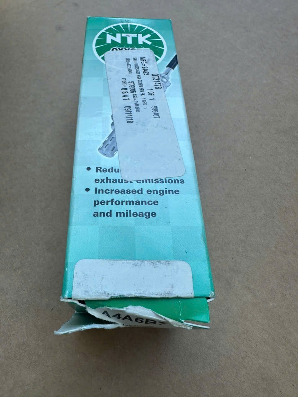 Air / Fuel Oxygen Sensor Genuine Sealed NGK 24422 fits 01-05 Honda Civic 1.7L-L4