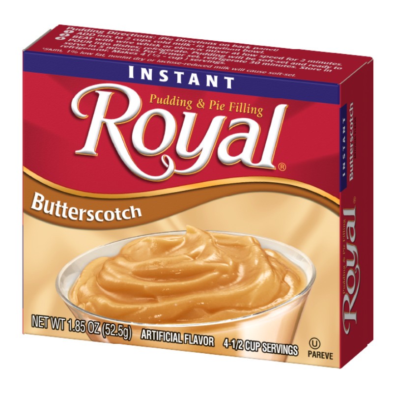 12x Royal Instant Pudding - Pie Filling Butterscotch Dessert Mix Bundle 202oz 4490₽