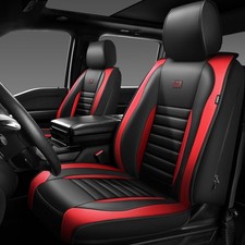 Nappa Leather Car Seat Covers Front Seats, Luxury Seat Protector for Cars, Wa...
