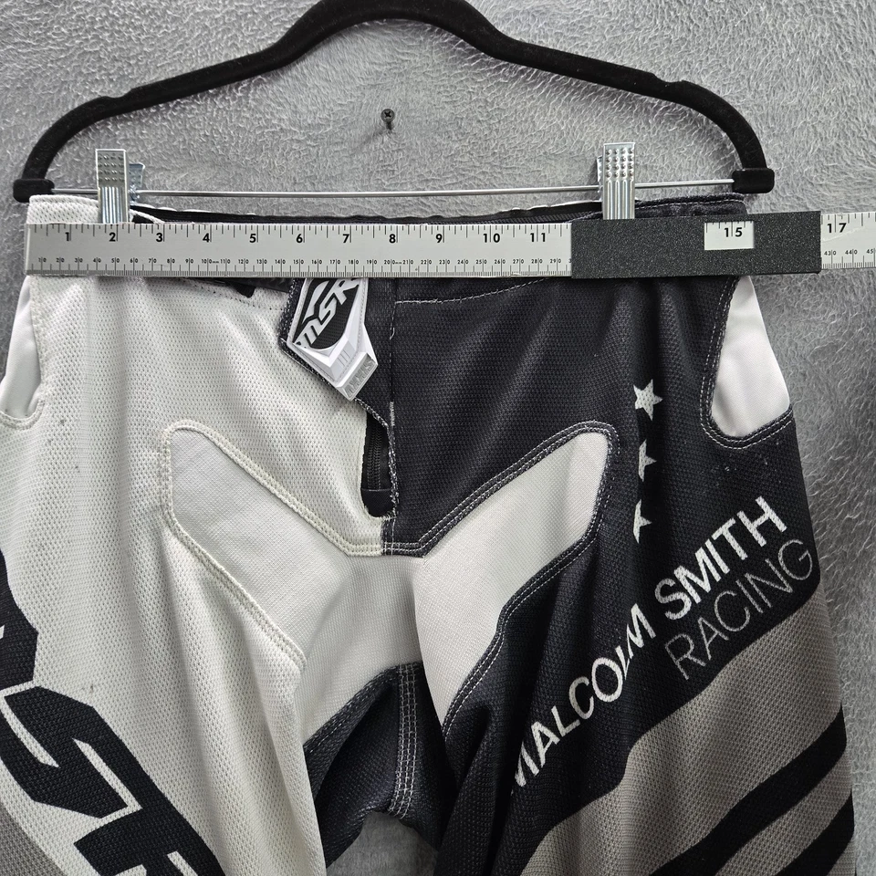 MSR Men Pants 34 Black Nylon Polyester Colorblock AXIS AIR Motocross Racing — 第 3/4 张图片