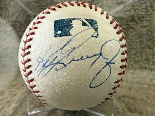 Ken Griffey Jr. Signed Autographed ROMLB Baseball Beckett Wit. BAS COA Mariners